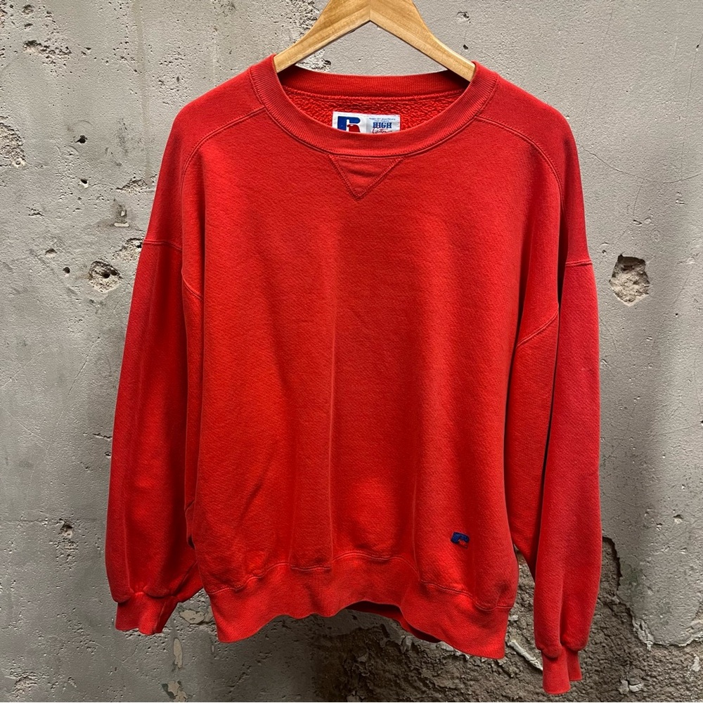 Russell Athletic Red Crewneck Sweatshirt
